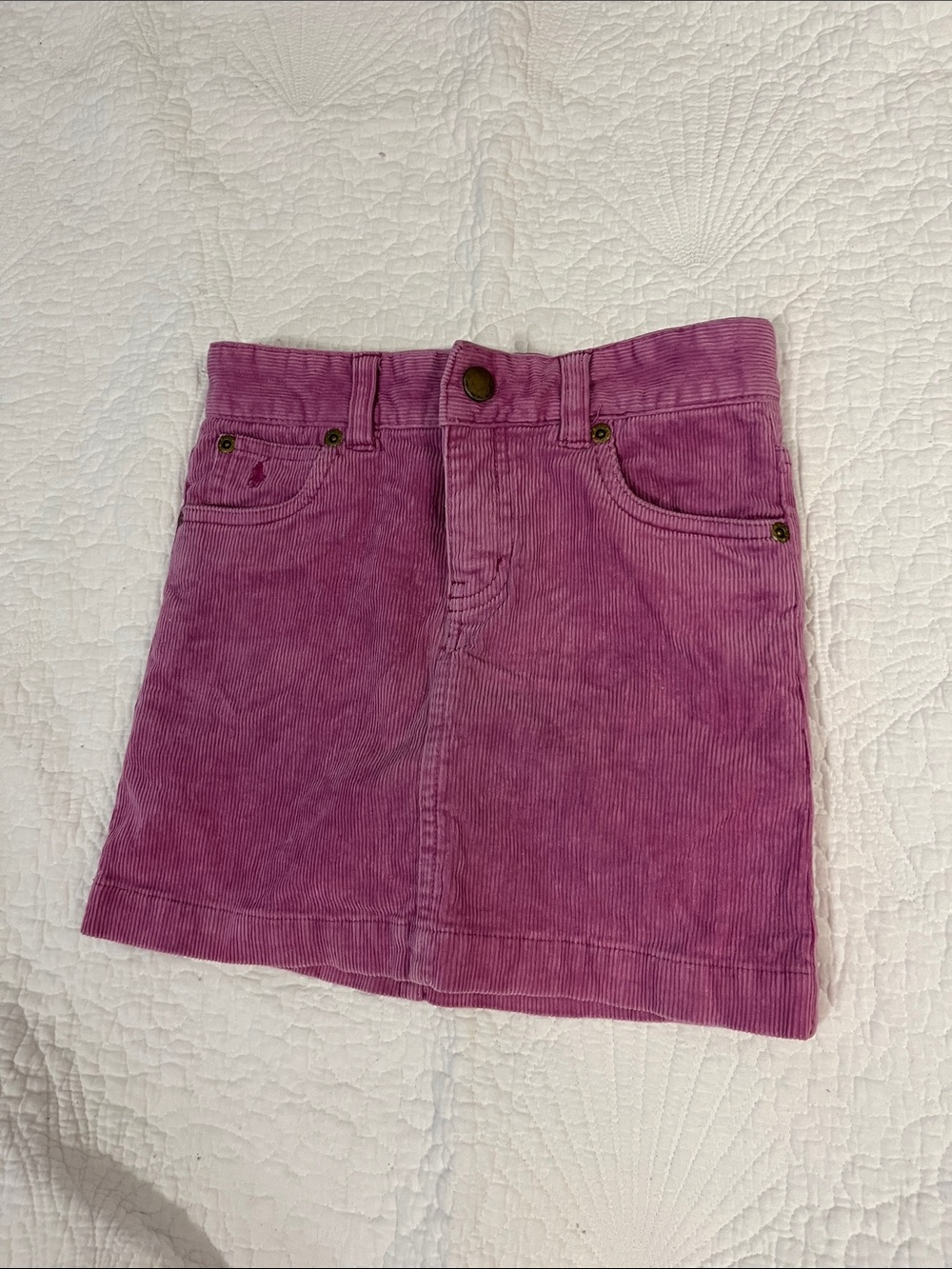 Girls size 6 Ralph Lauren Pink Corduroy skort